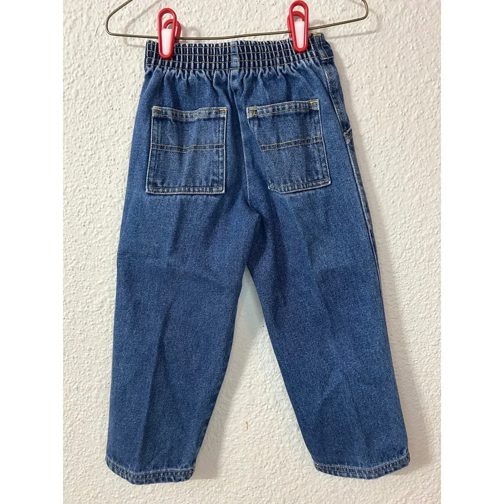 Vintage Disney Winnie the Pooh Kids Jeans Size 4 100 Acre Collection Denim Pants